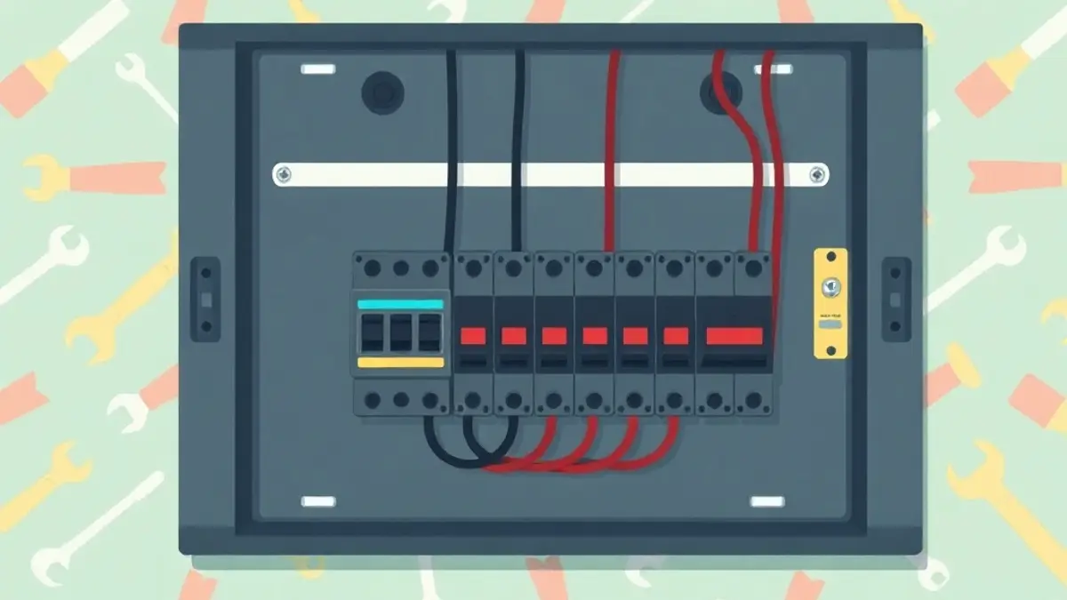 Tableau électrique à Chatou