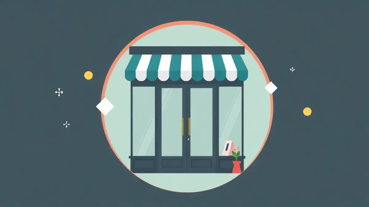 Vitrine de commerce à Argenteuil
