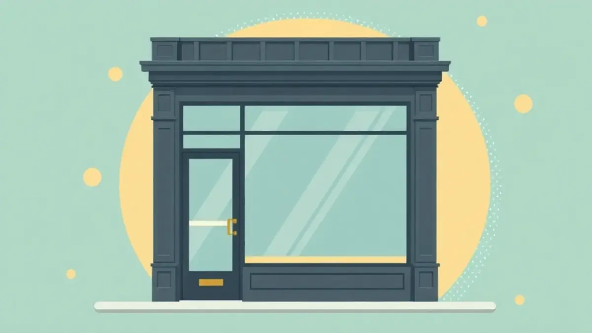 Vitrine de commerce à Corbeil-Essonnes